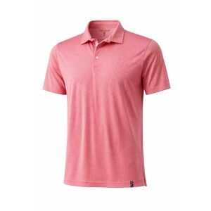 Kenneth Cole Golf Mens Pink Geo Print Short Sleeve Polo Shirt Size M